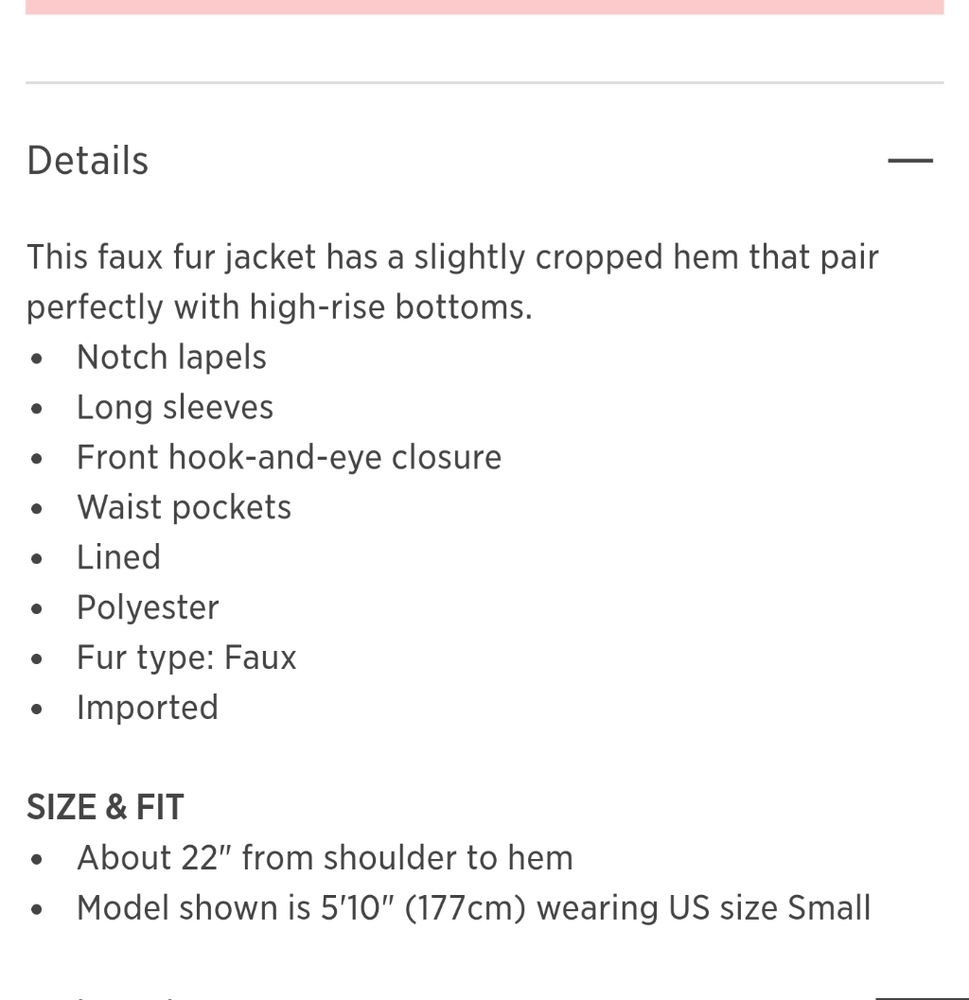 Faux Fur Coat CC California - Picture 2 of 2